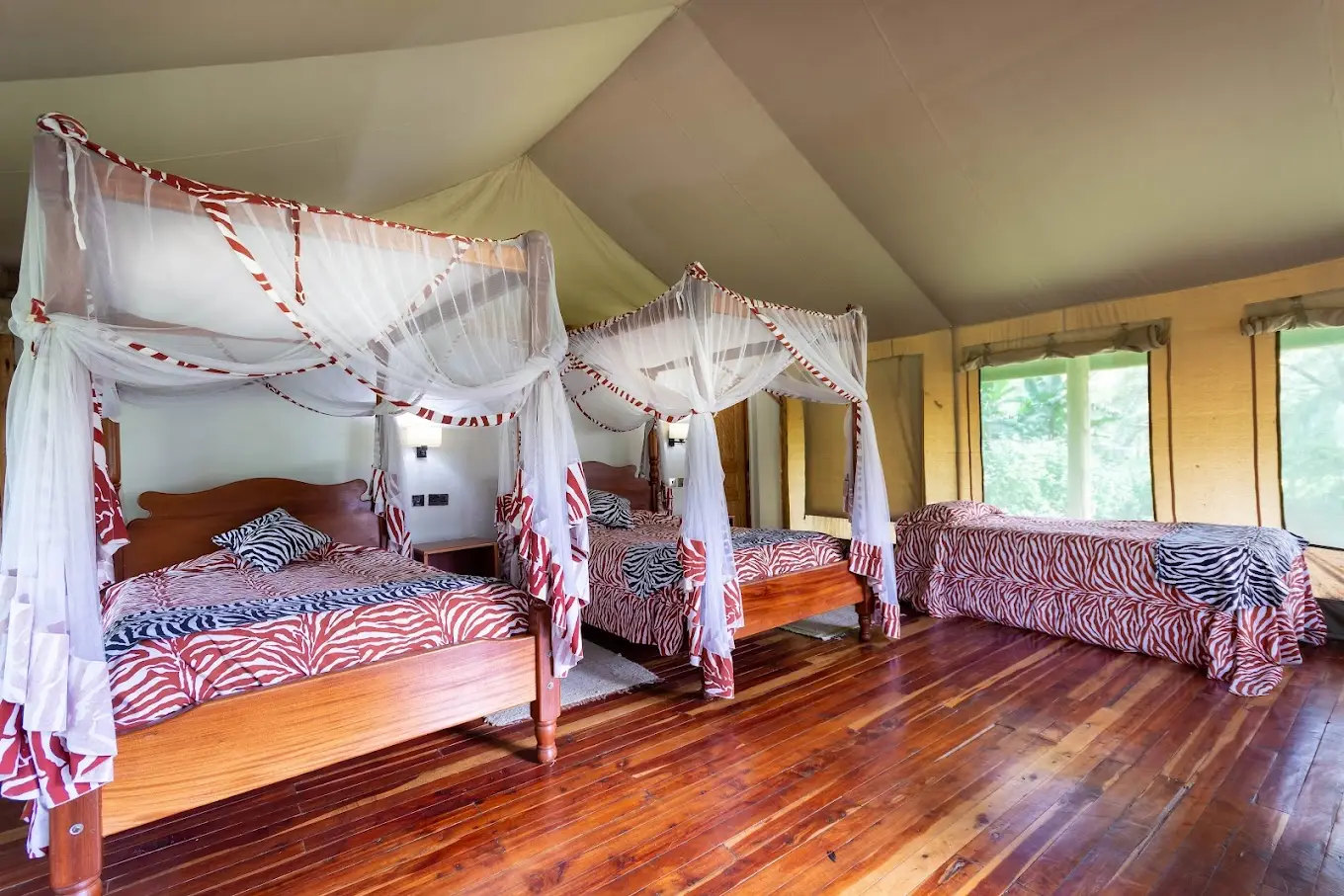Lake Naivasha Crescent Camp family tents