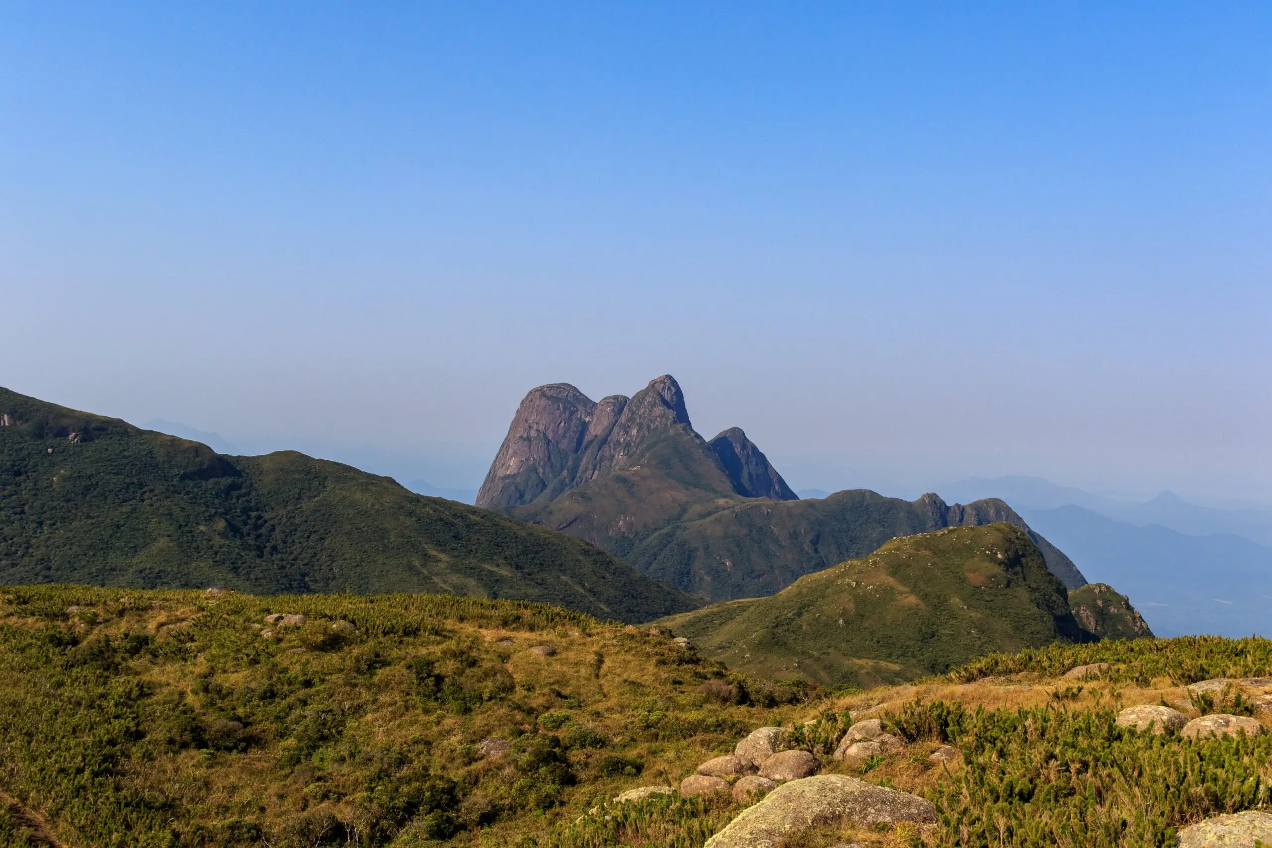 landscape of green rolling hills